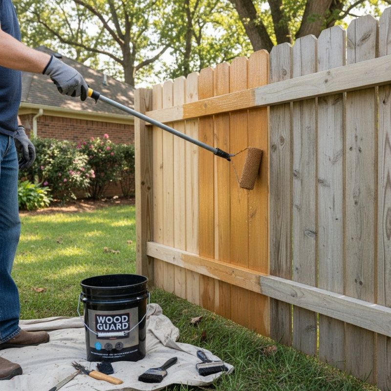 Fence Staining