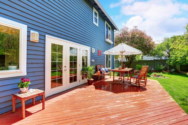 Blue Siding Installation in Conroe